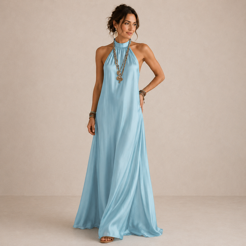 Alina Floral Maxi Dress | Elegant Summer Long Dress for Women