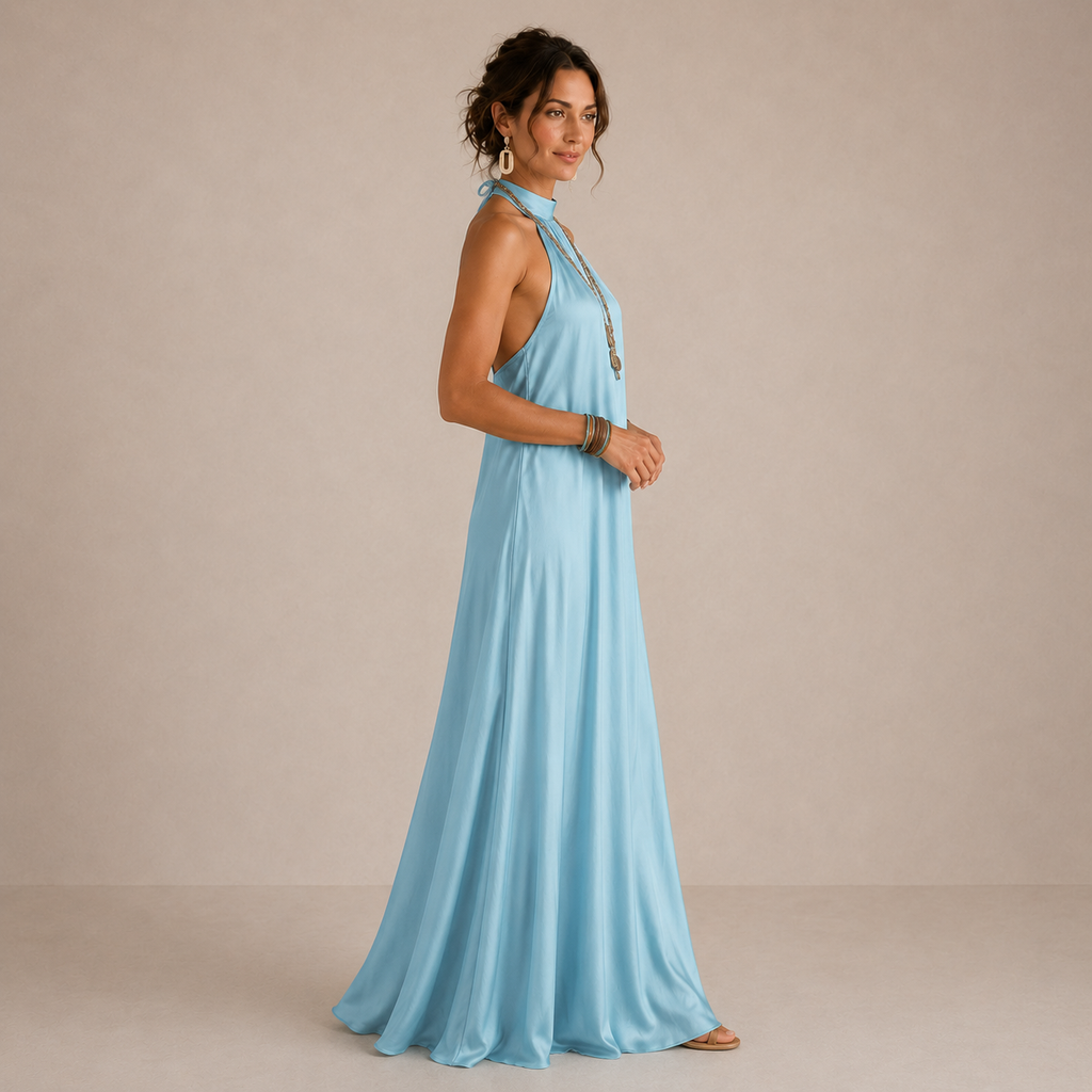 Alina Floral Maxi Dress | Elegant Summer Long Dress for Women