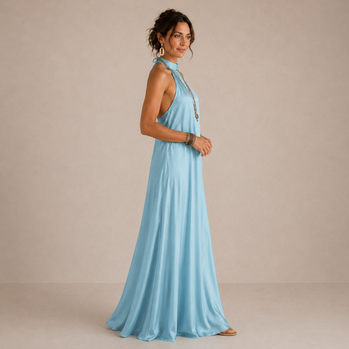 Alina Floral Maxi Dress | Elegant Summer Long Dress for Women