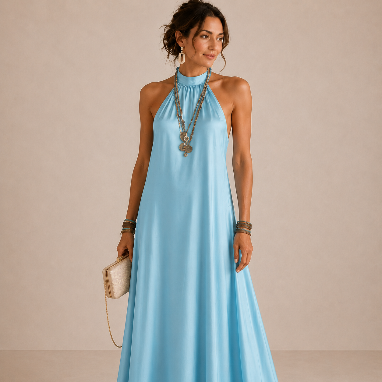 Alina Floral Maxi Dress | Elegant Summer Long Dress for Women