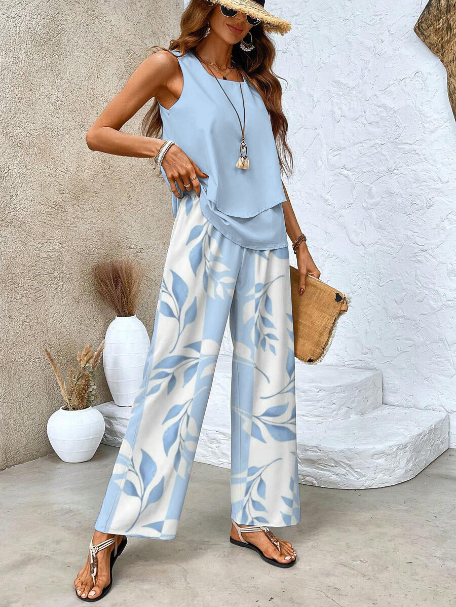 Averie Elegant Summer Set | Women's Outfit Two-Piece Set