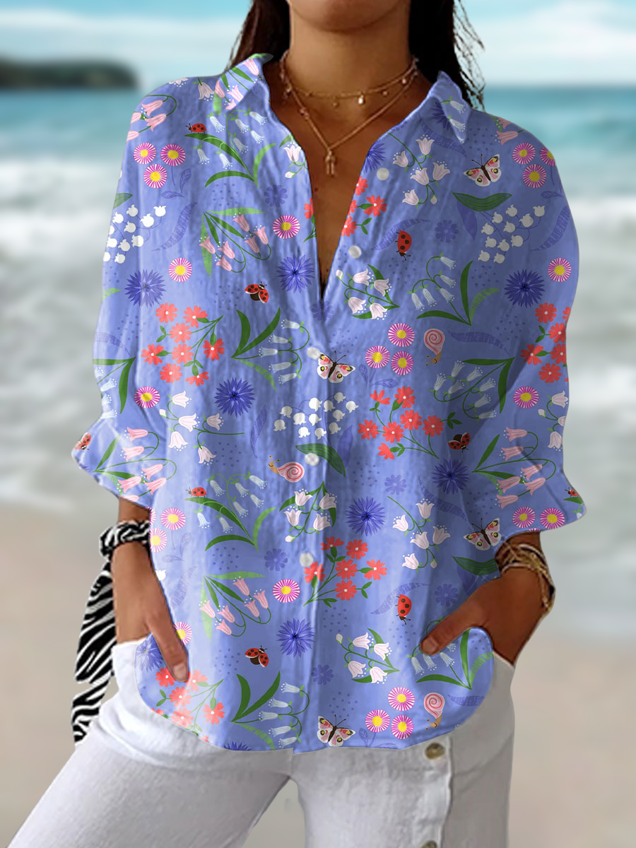 Bloom Meadow Blouse | Women's Floral Top