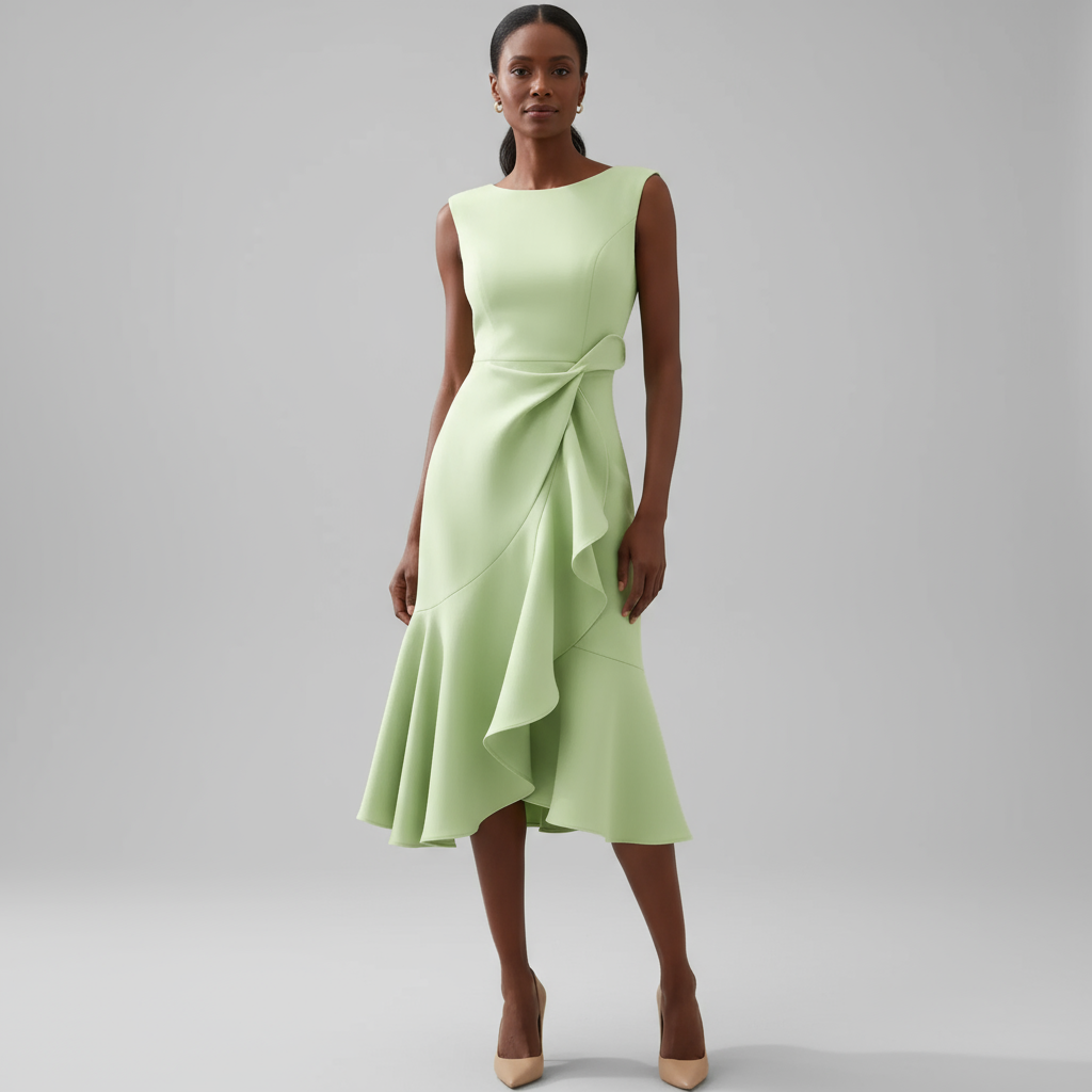 Vexa Asymmetric Midi Dress | Women's Dress