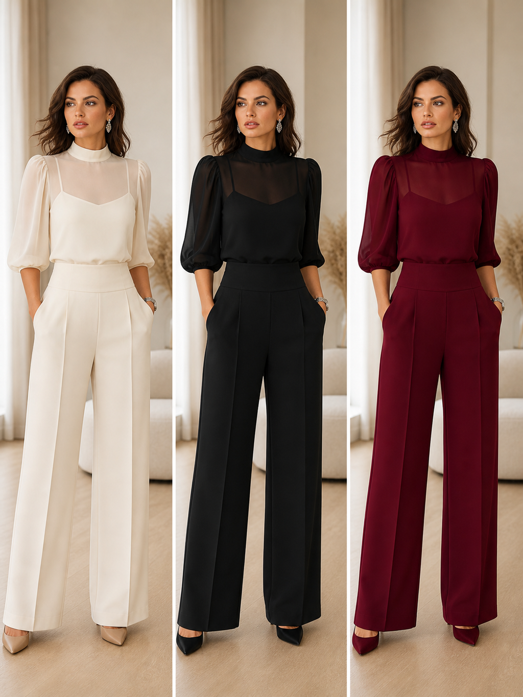 Elegant 3-Piece Set | Women's Fashion Ensemble