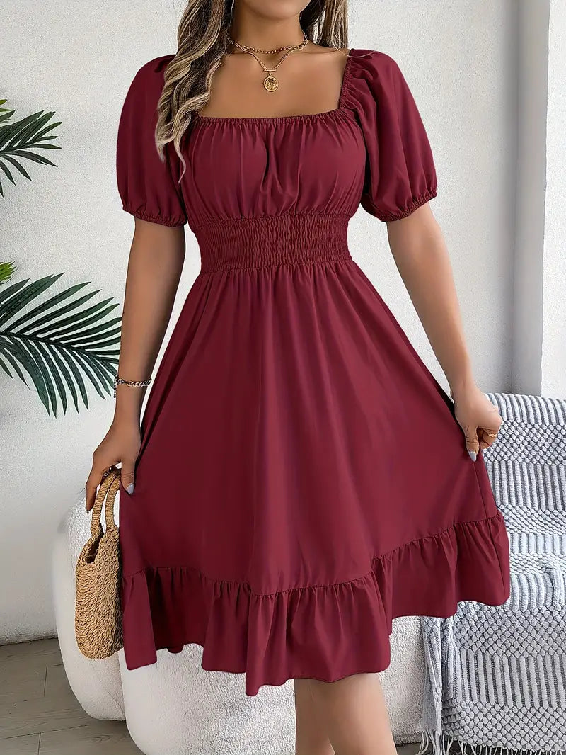 Lyza Puff Dress | Women's Cocktail Dress