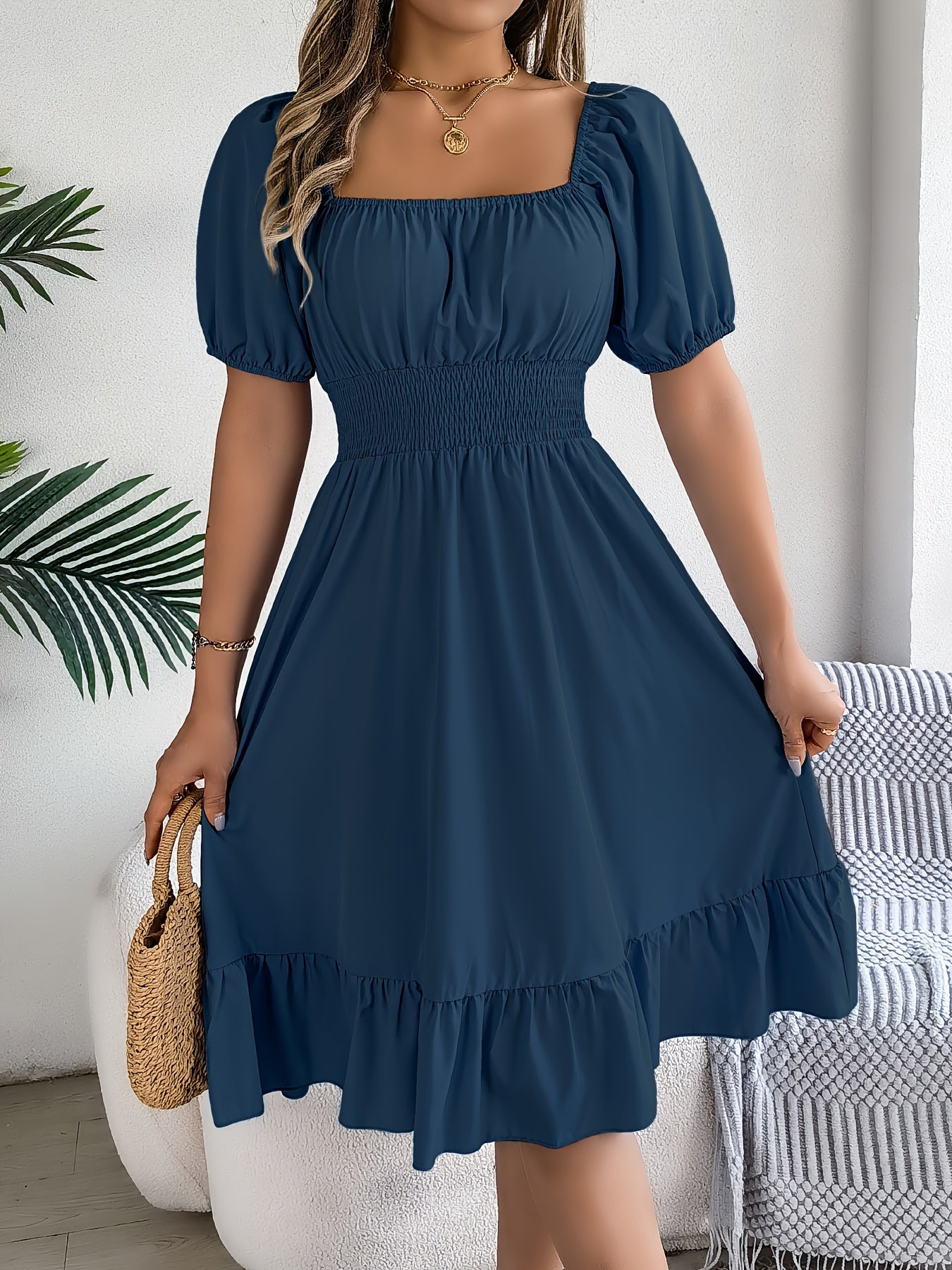 Lyza Puff Dress | Women's Cocktail Dress