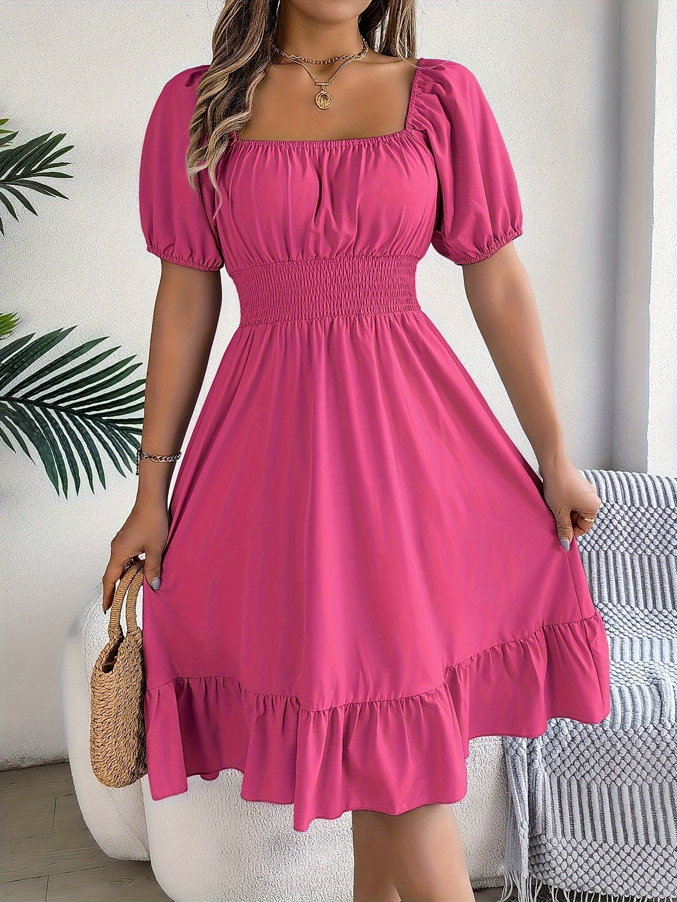 Lyza Puff Dress | Women's Cocktail Dress