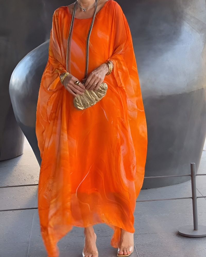 Neya Chiffon Summer Dress | Women's Plus Size Dress