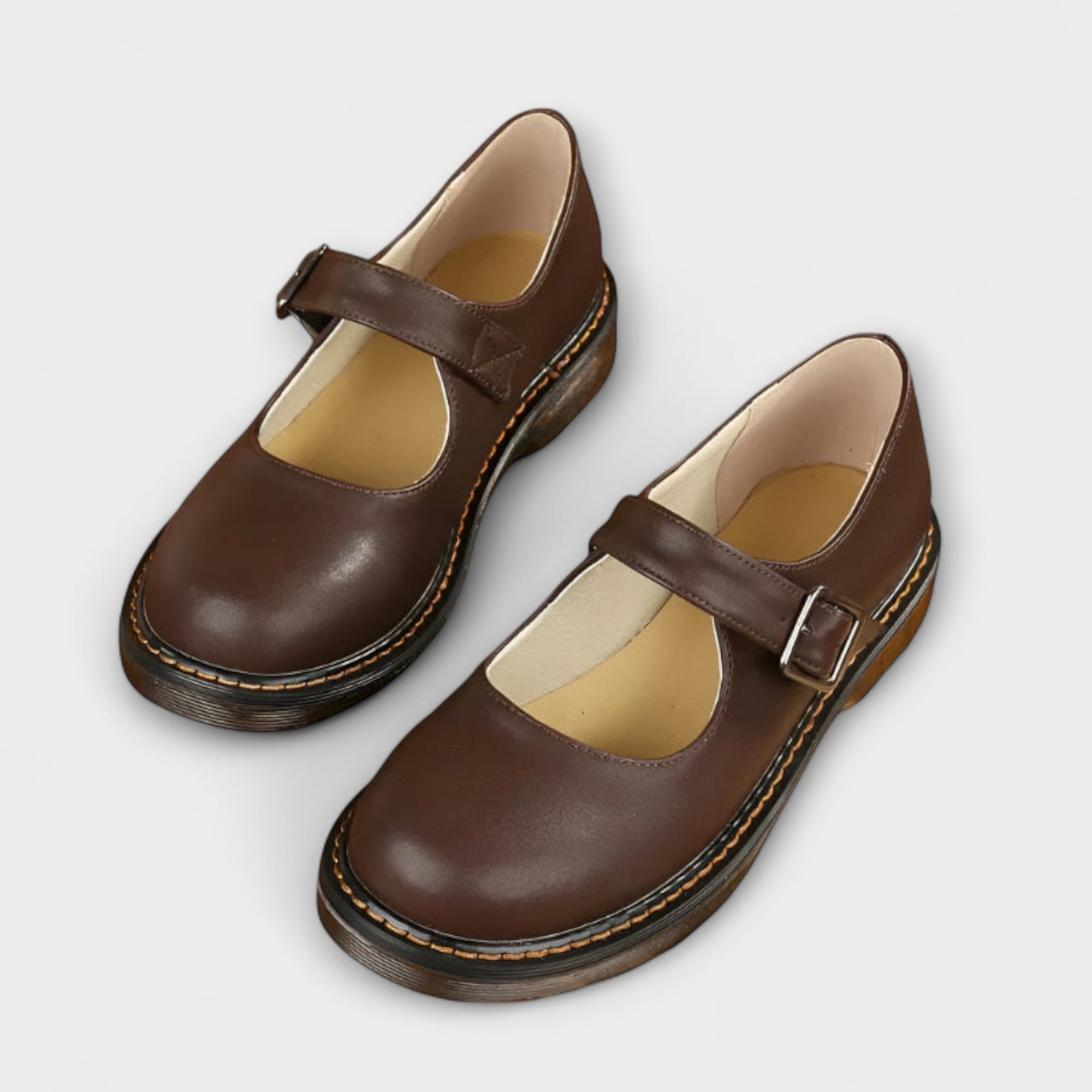 Mary Jane Leather Shoes | Women's Comfort Footwear