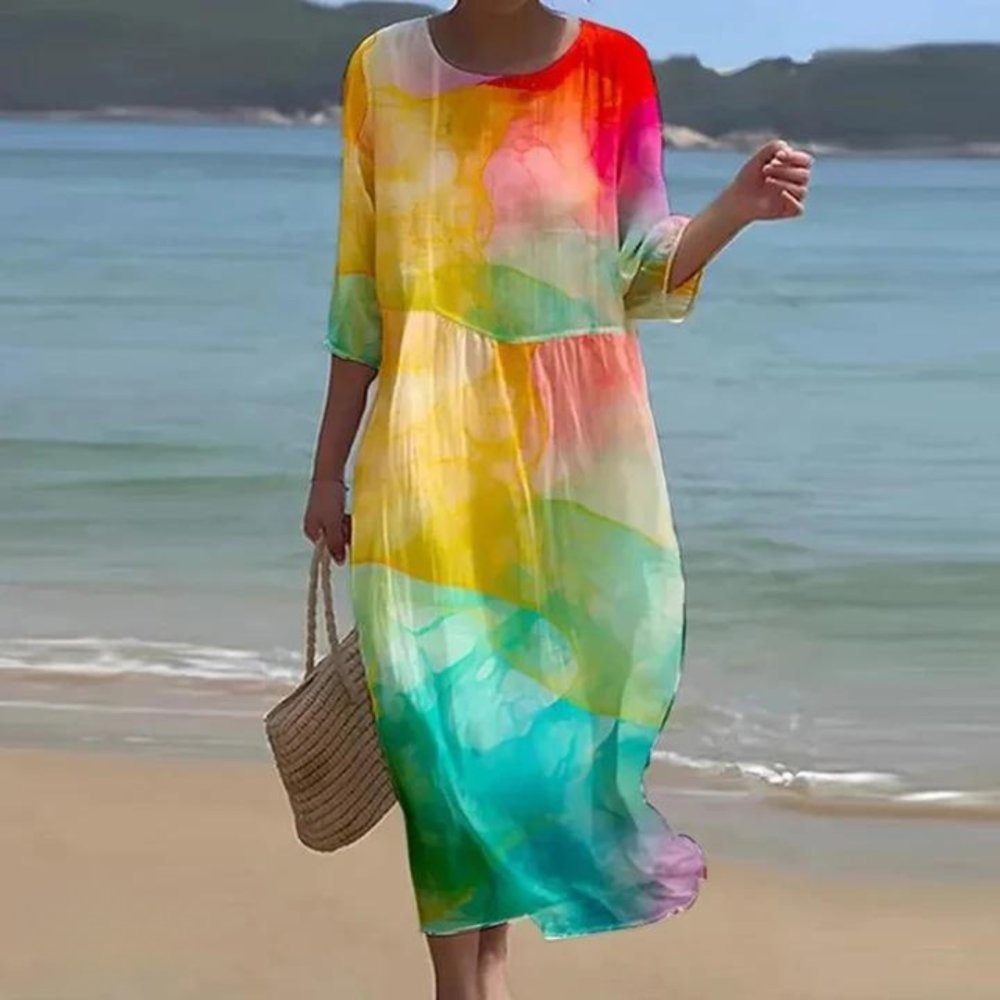Andrea Gathered Waist Dress | Women's Formal Dress