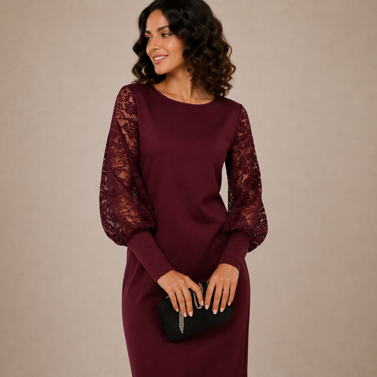 Elegant Valeria Midi Dress | Women's Formal Dresses