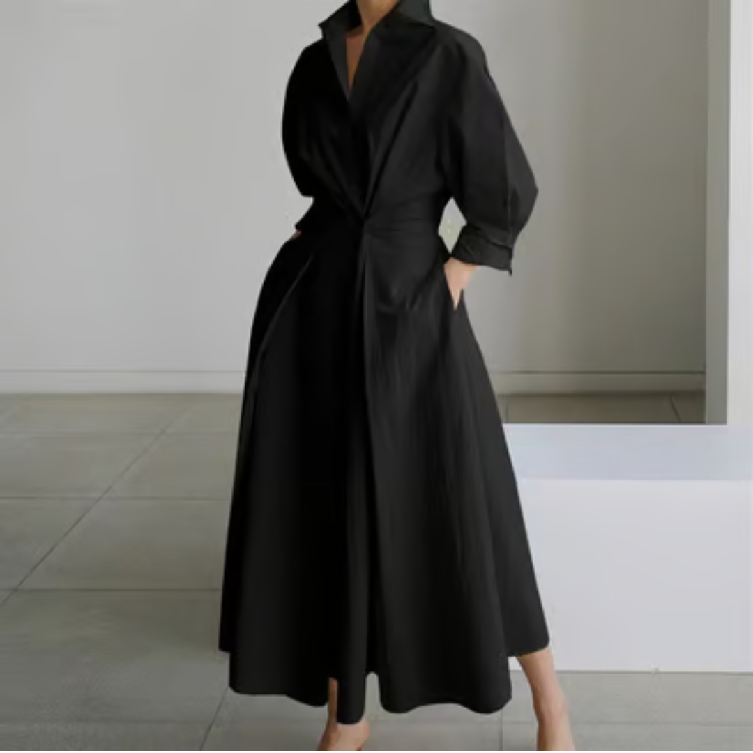 Elkie Lapel Wrap Maxi Dress | Women's Maxi Dress