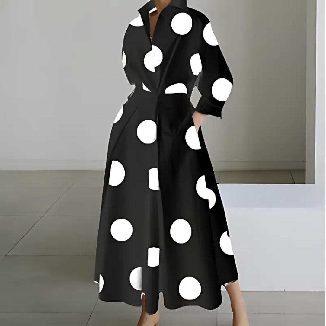 Elkie Lapel Wrap Maxi Dress | Women's Maxi Dress
