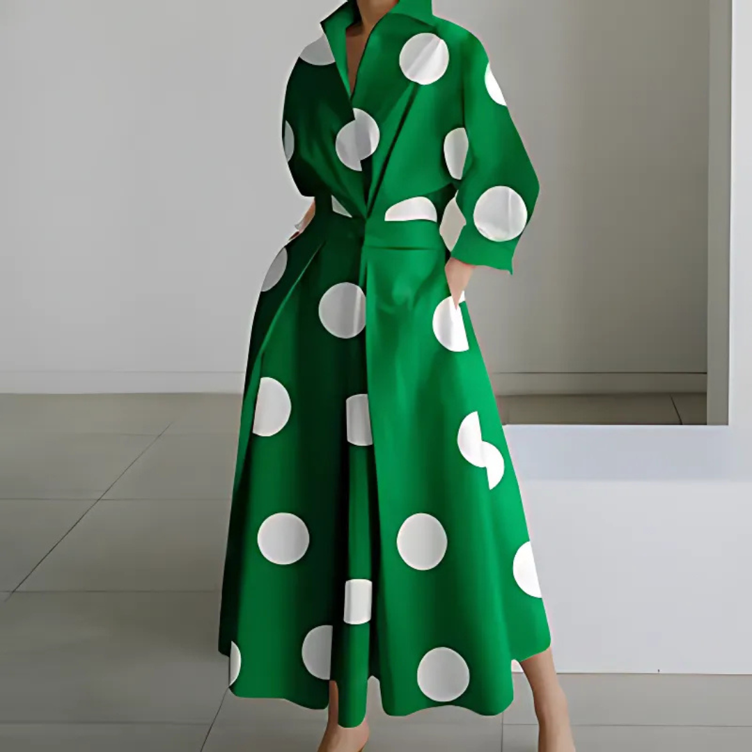 Elkie Lapel Wrap Maxi Dress | Women's Maxi Dress