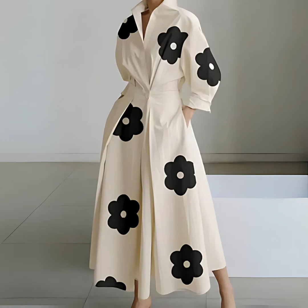 Elkie Lapel Wrap Maxi Dress | Women's Maxi Dress