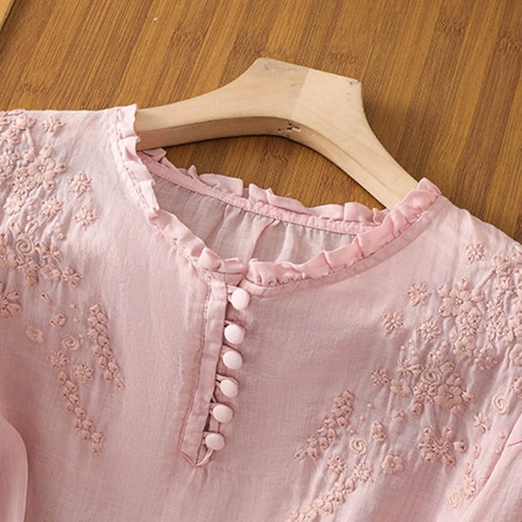 Arabella Embroidered Blouse | Women's Summer Top