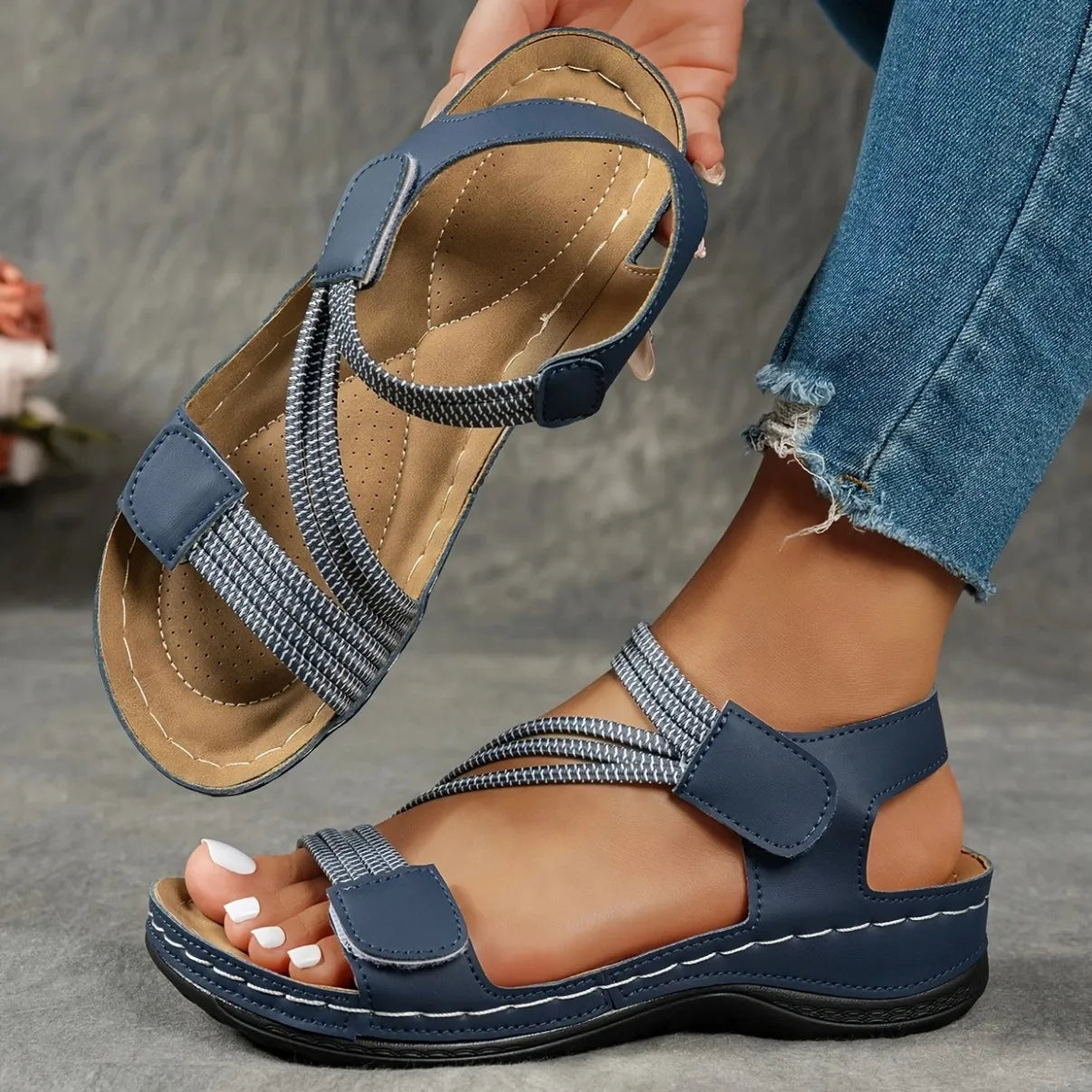 Felice Casual Strap Sandal | Women's Casual Comfort Footwear