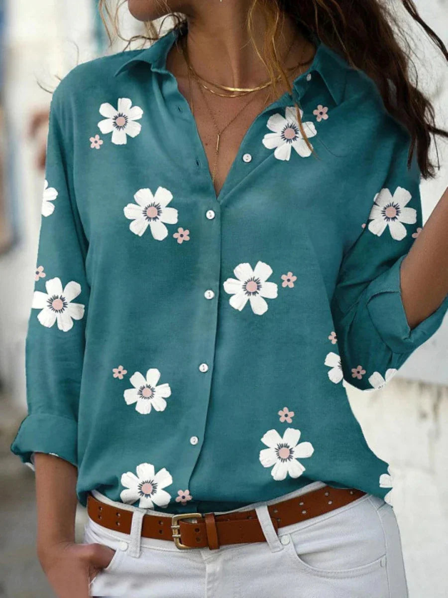 Ellen Floral Print Blouse | Women's Summer Top