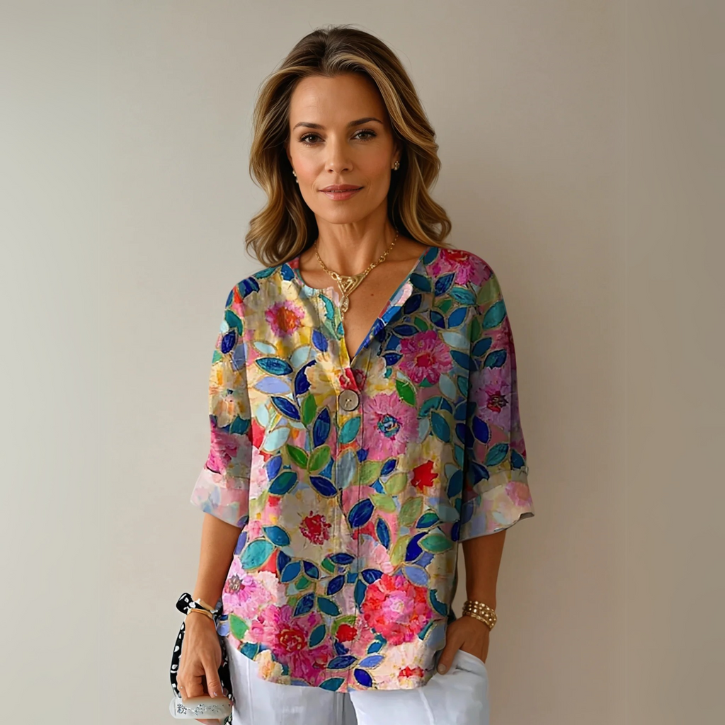 Seraphina Floral Print Blouse | Women's Blouse