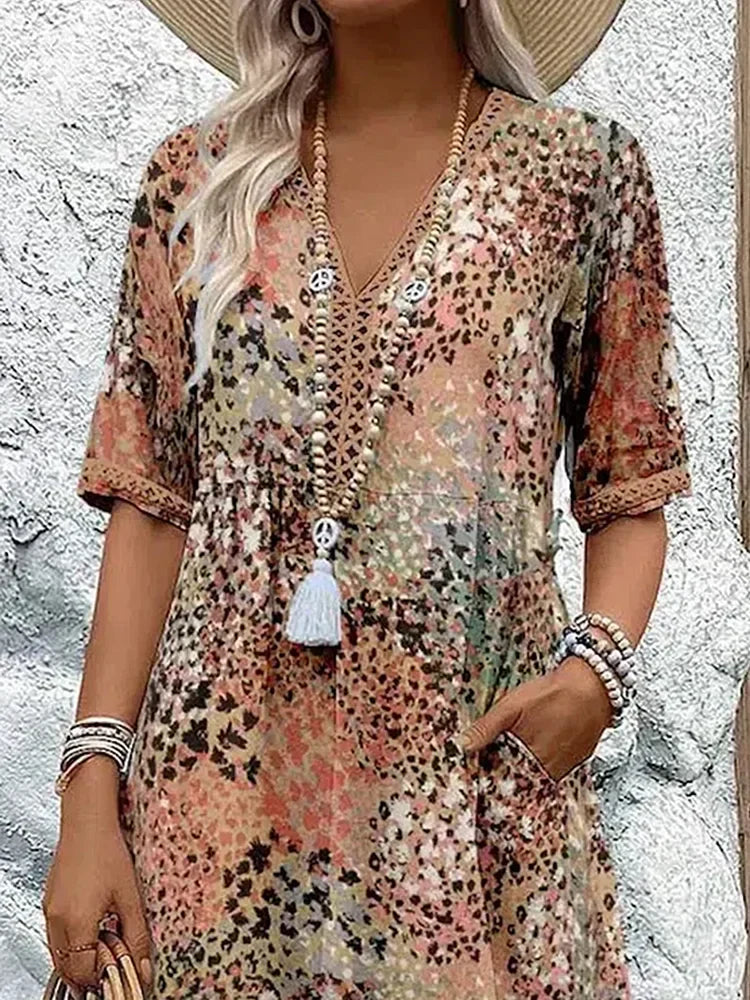 Greta Vibrant Midi Dress | Women's Summer Dress