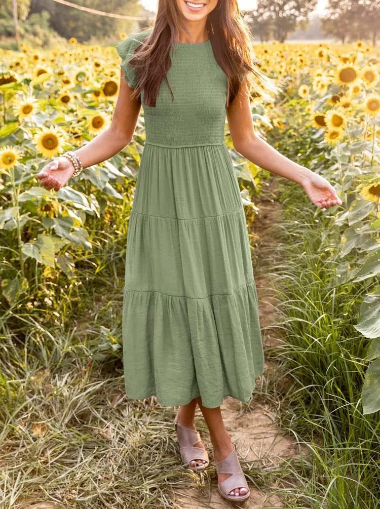 Cyrene Linen Summer Dress | Women’s Dress