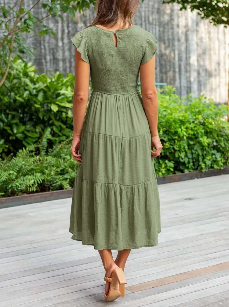 Cyrene Linen Summer Dress | Women’s Dress