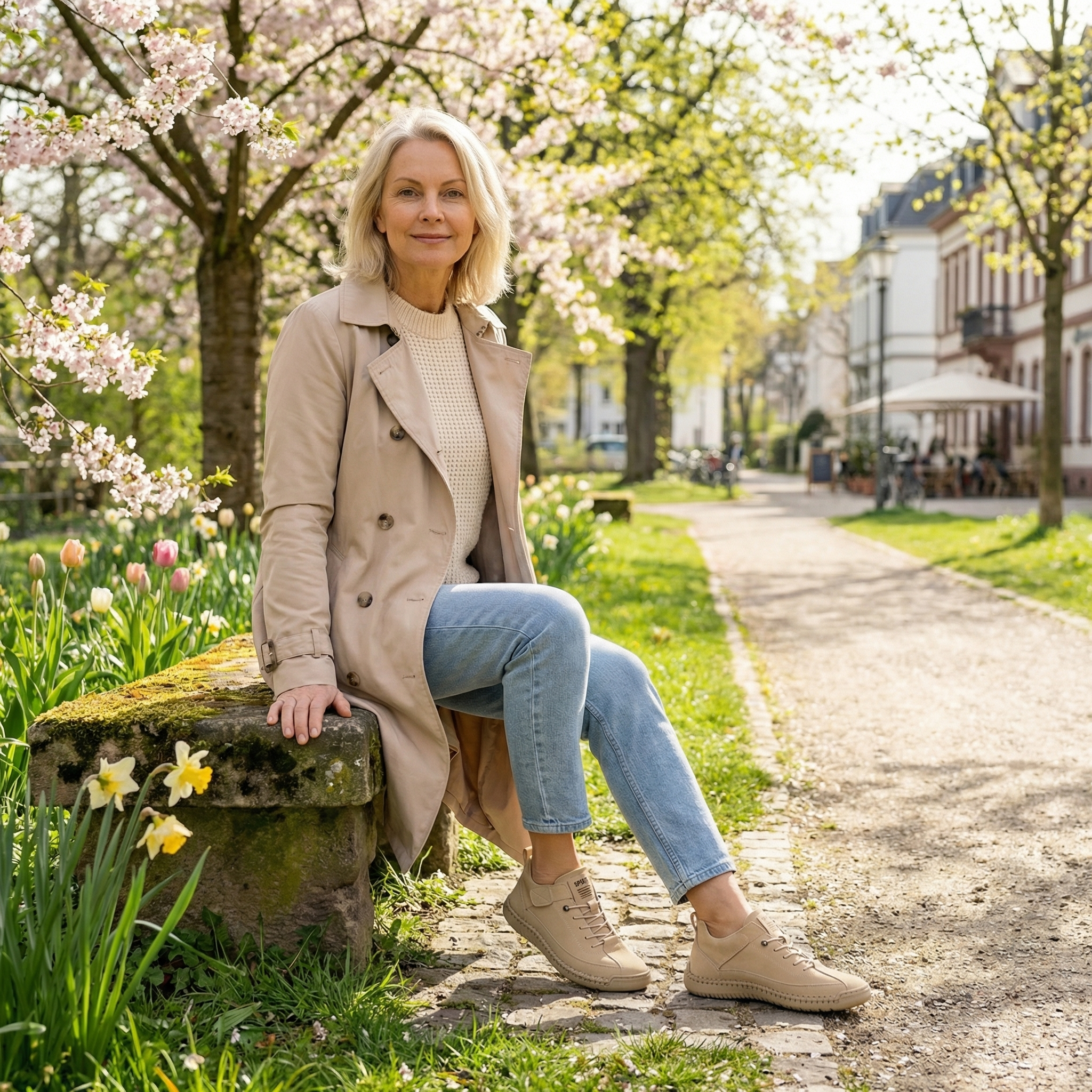 Mia White Slip On Sneakers for Women | Comfortable Footwear