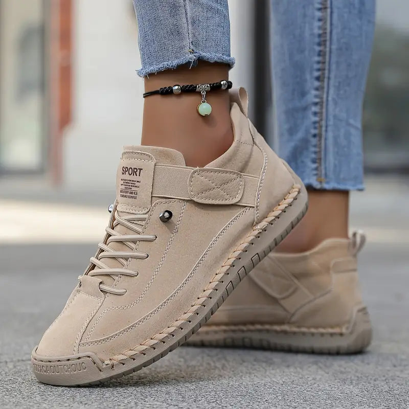 Mia White Slip On Sneakers for Women | Comfortable Footwear