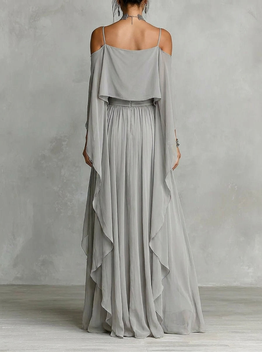 Nadia | Women's Chiffon Two Piece Set for Elegant Occasions