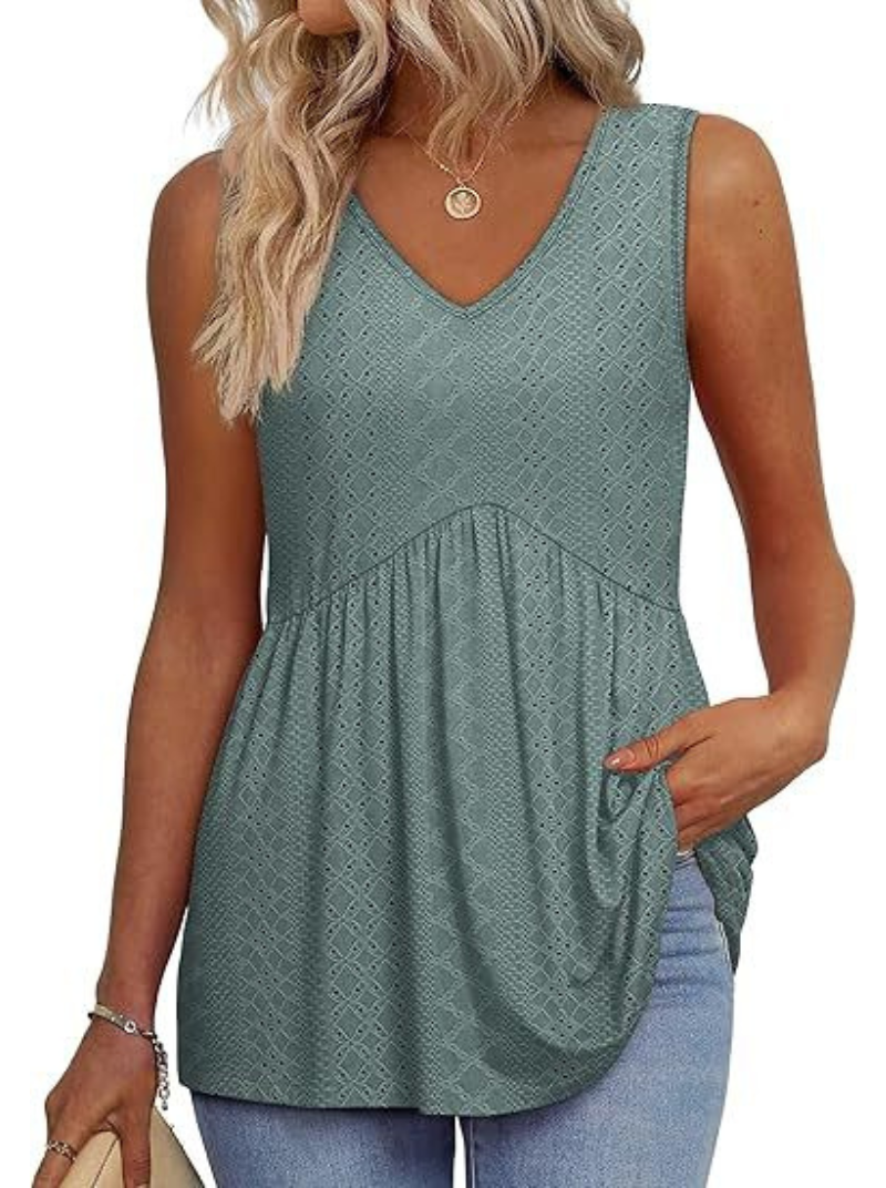 Annie Casual Sleeveless Top | Women's Daily Top