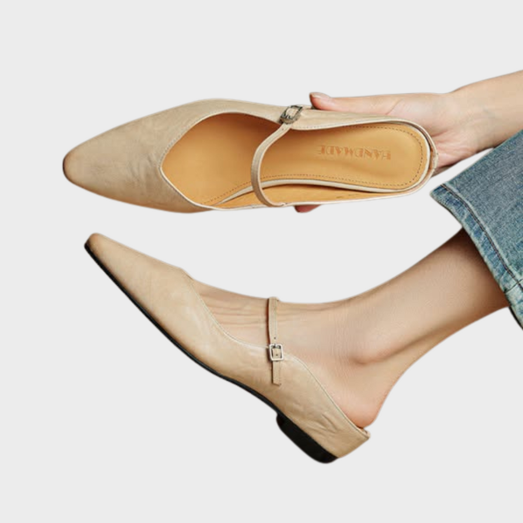 Orella Genuine Leather Mules | Women's Slip-On Footwear