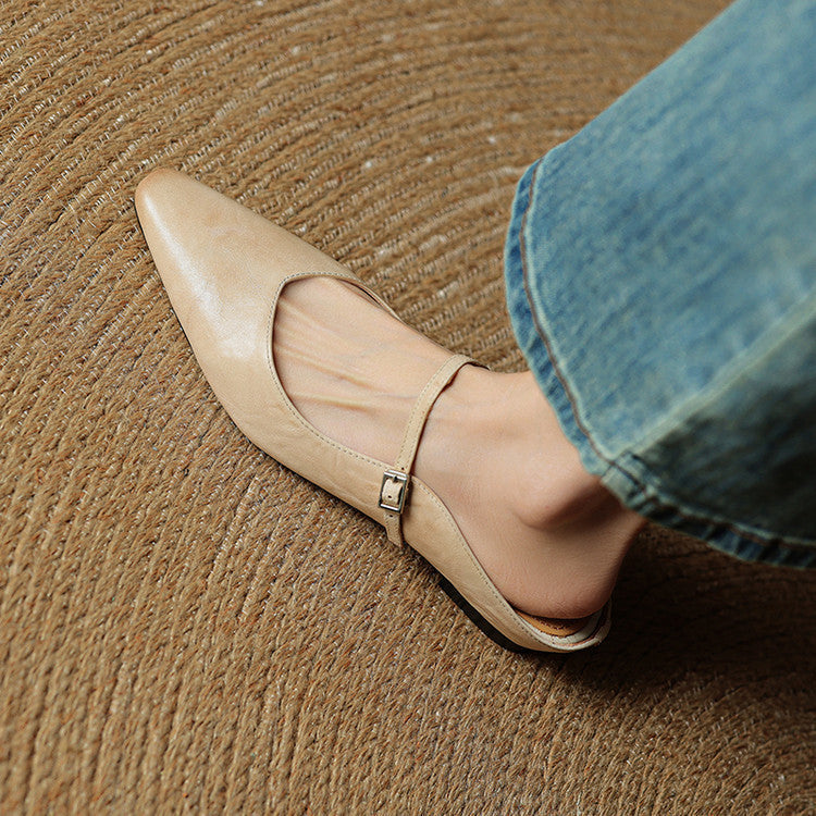 Orella Genuine Leather Mules | Women's Slip-On Footwear