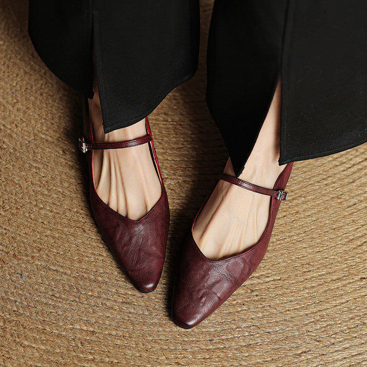 Orella Genuine Leather Mules | Women's Slip-On Footwear
