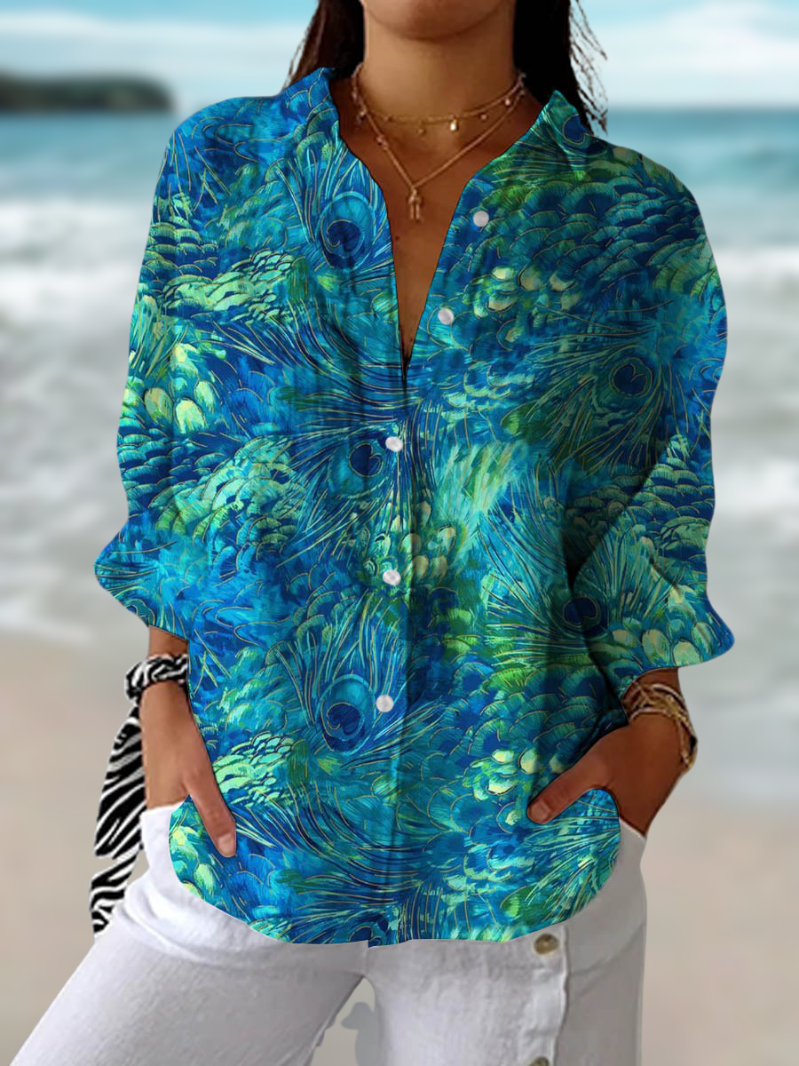 Grace Peacock Blouse | Women's Top