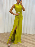 Lyza Pleated Maxi Evening Dress | Women's Formal Dress
