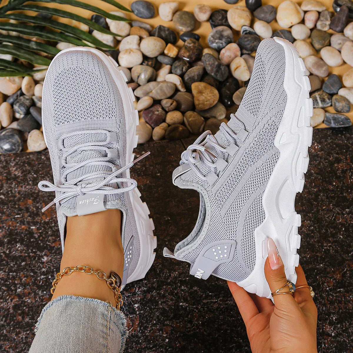 Potsdam Sneakers | Breathable Monochrome Casual Footwear