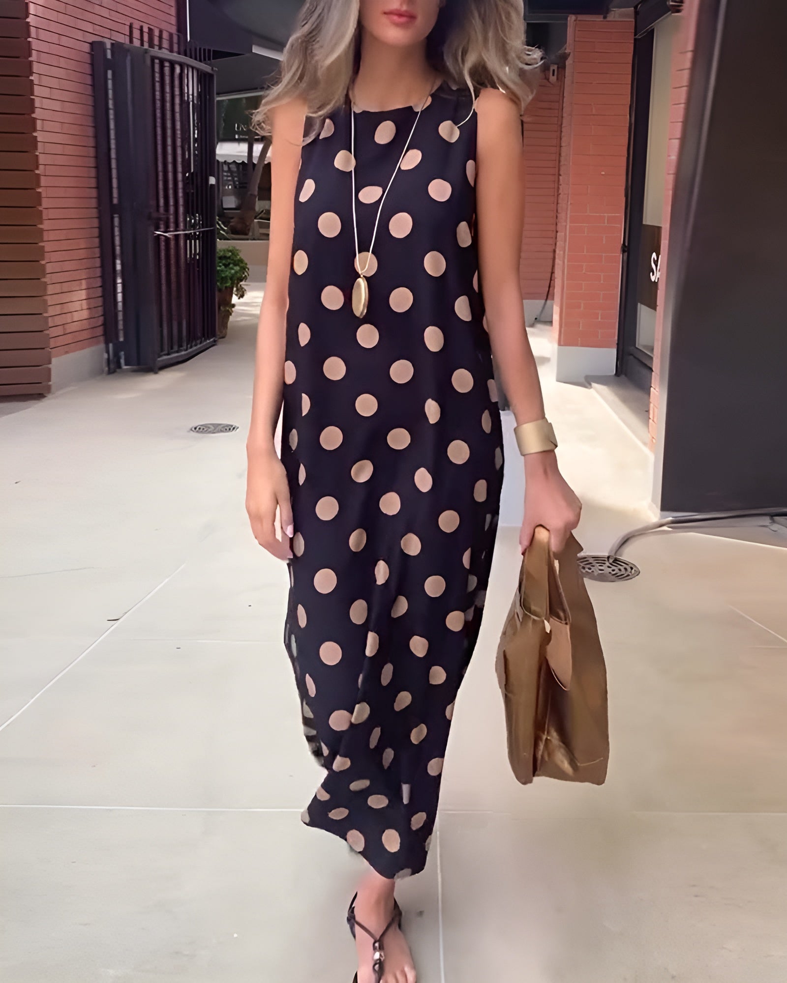 Roxane Polka Dot Maxi Dress | Women's Dress