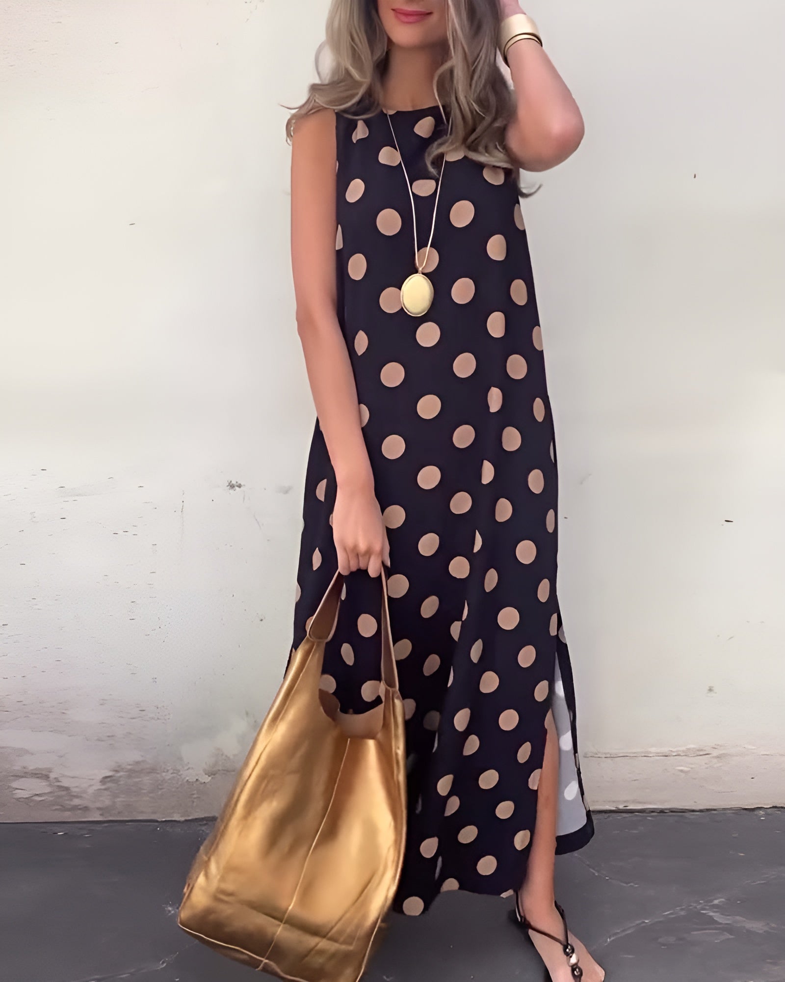 Roxane Polka Dot Maxi Dress | Women's Dress