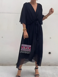 Seraphina Midi Dress | Elegant Wrap Dress for Women