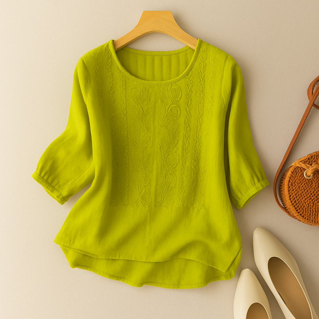 Sonia Embroidered Blouse | Women's Relaxed Fit Top