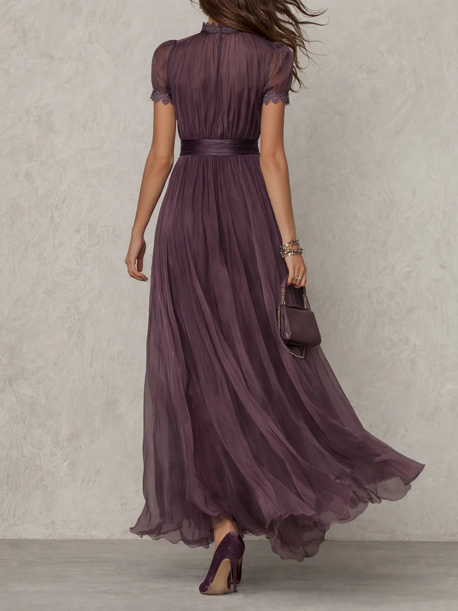 Valentina Maxi Dress | Women's Wedding Guest Dress in Purple