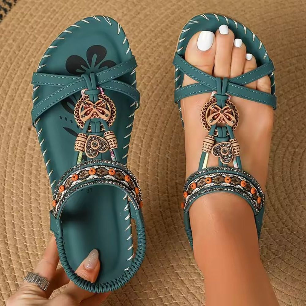 Venice Boho Flat Sandals | Women's Footwear