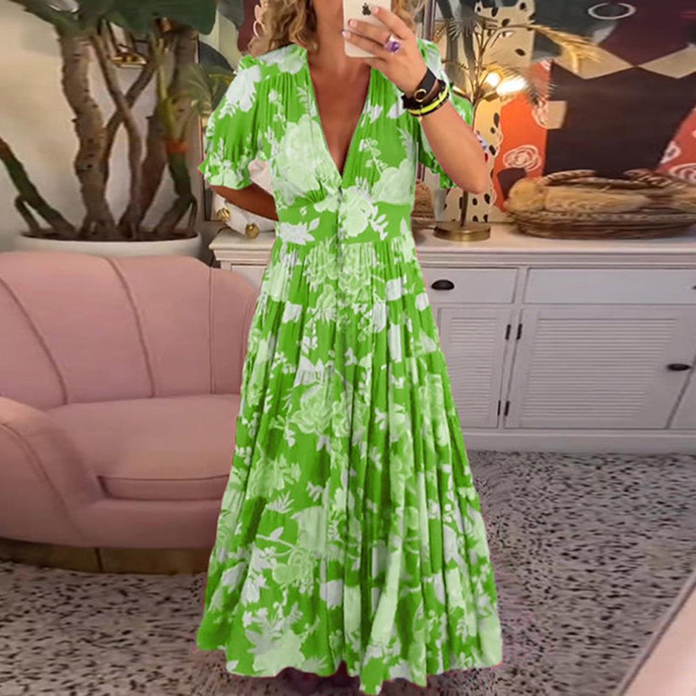 Zuri Vibrant Floral Plus Size Dress | Women's Summer Dress