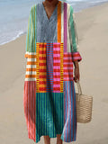 Nyla Vibrant Multicolor Maxi Dress | Women's Summer Dress