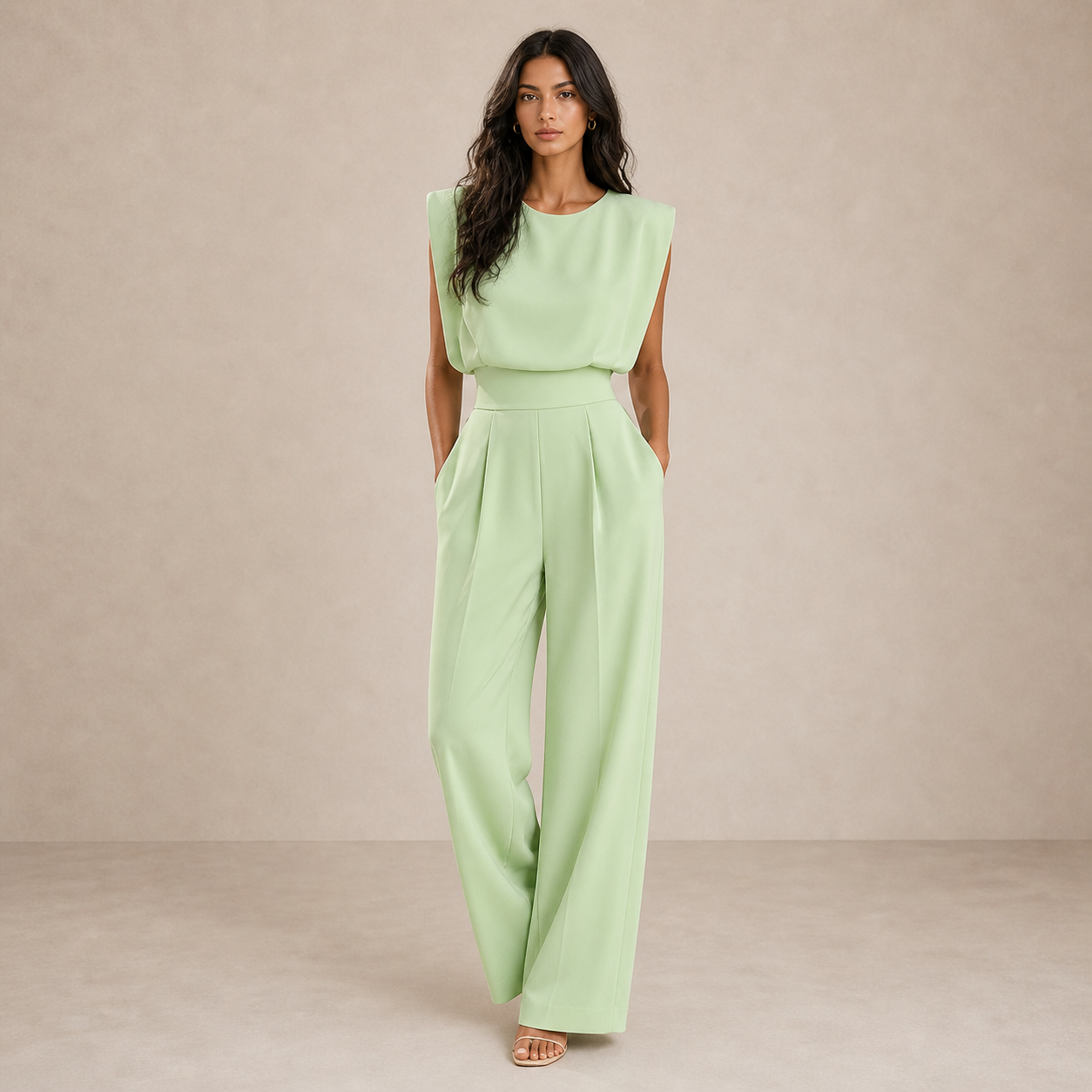 Viera White Jumpsuit | Women's Elegant Everyday Wear