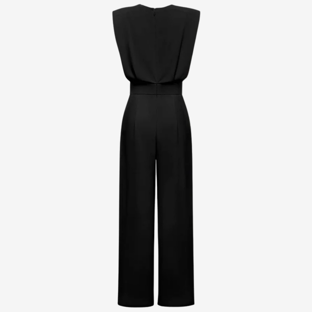 Viera White Jumpsuit | Women's Elegant Everyday Wear