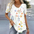 Aurora Striped V-Neck Blouse | Women's Casual Top